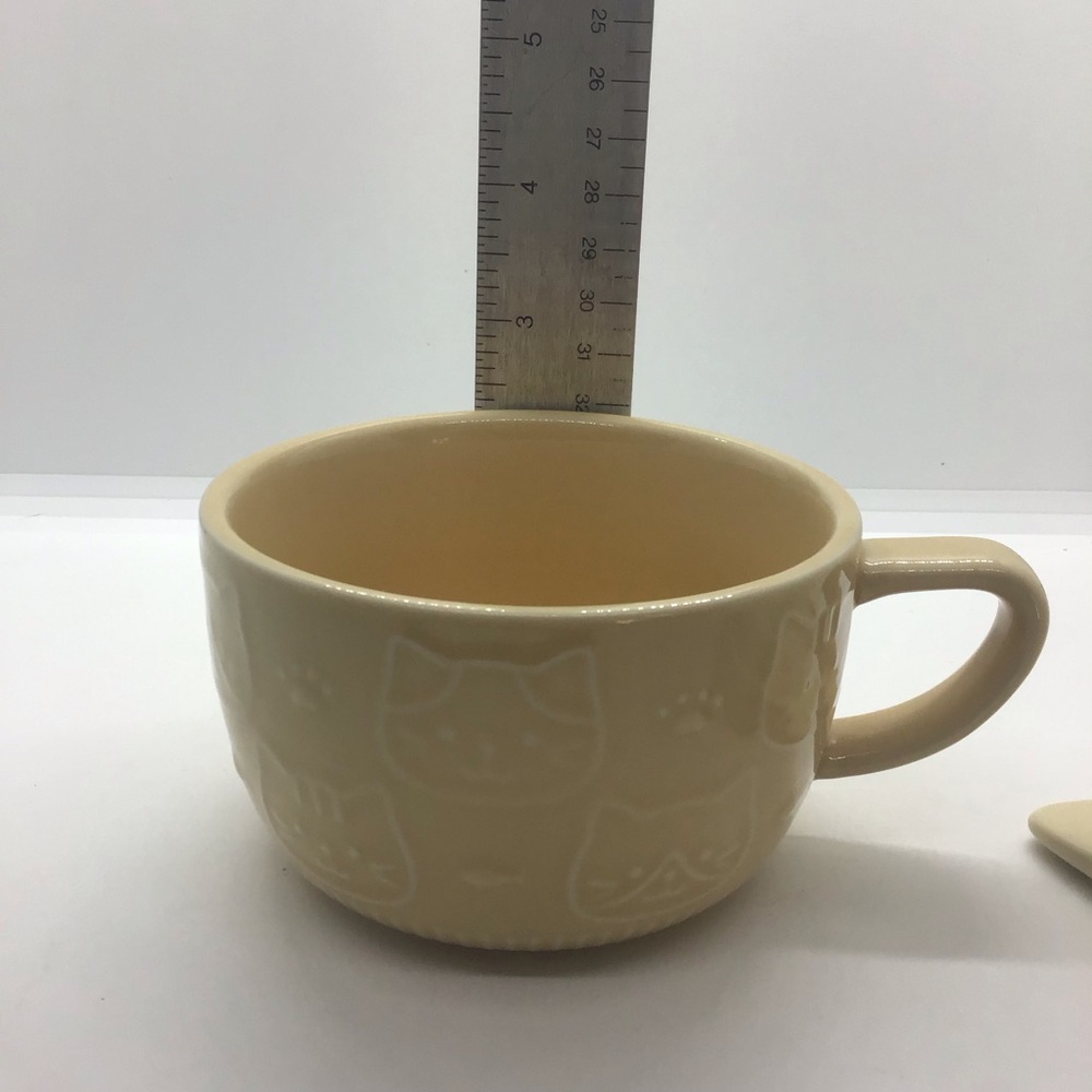 NWOT Cute Ceramic Cat Mug Cup with Cat Lid, Coffee, Tea Cat Lovers - Picture 6 of 7
